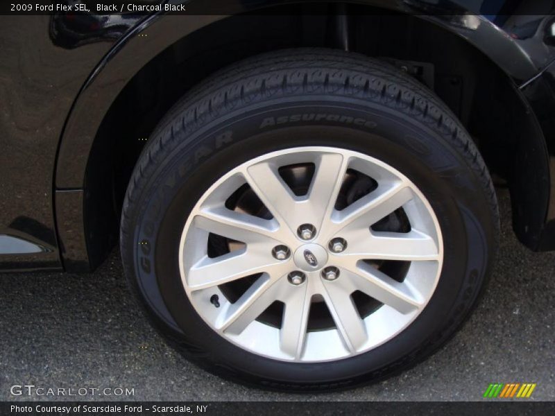 Black / Charcoal Black 2009 Ford Flex SEL