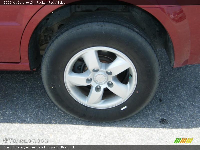 Radiant Red / Beige 2006 Kia Sorento LX