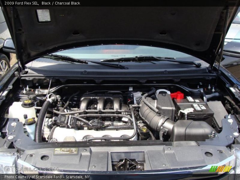 Black / Charcoal Black 2009 Ford Flex SEL