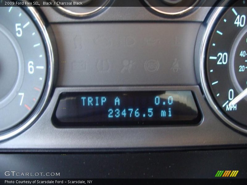 Black / Charcoal Black 2009 Ford Flex SEL