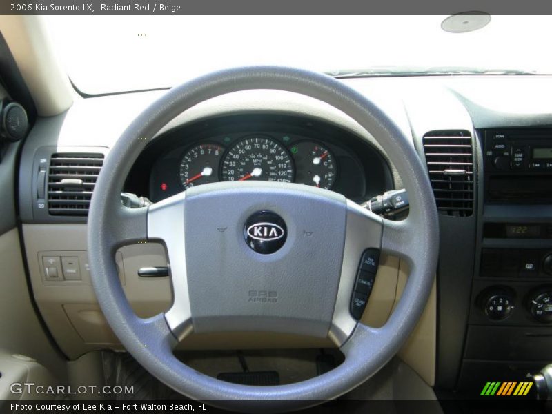 Radiant Red / Beige 2006 Kia Sorento LX