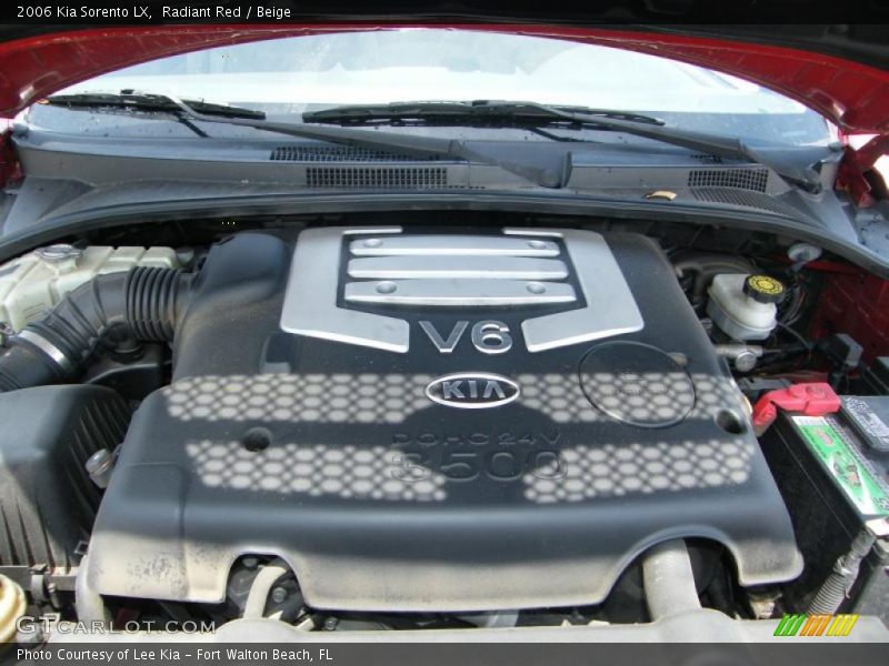 Radiant Red / Beige 2006 Kia Sorento LX