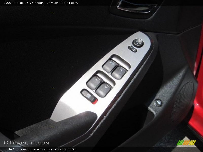 Crimson Red / Ebony 2007 Pontiac G6 V6 Sedan
