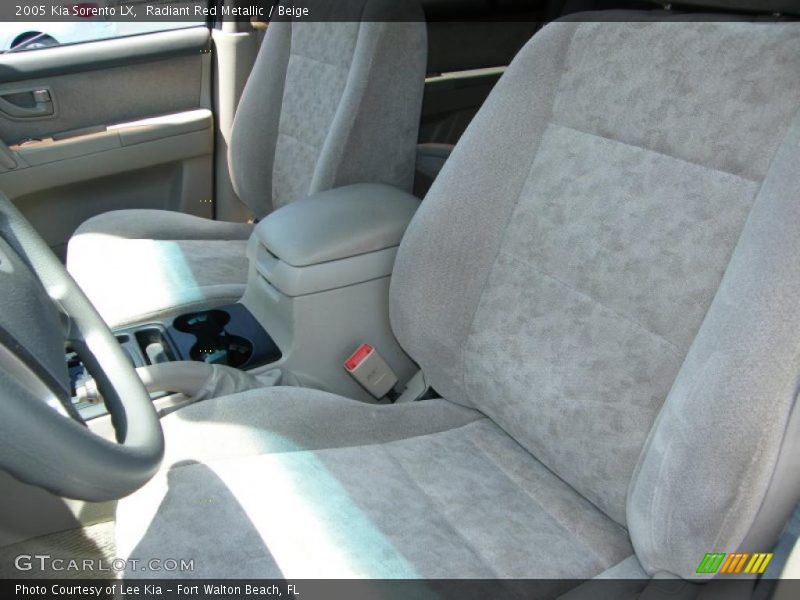 Radiant Red Metallic / Beige 2005 Kia Sorento LX
