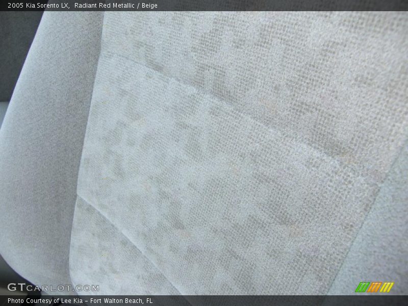 Radiant Red Metallic / Beige 2005 Kia Sorento LX
