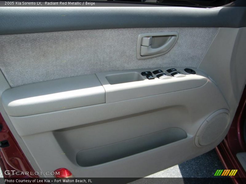 Radiant Red Metallic / Beige 2005 Kia Sorento LX