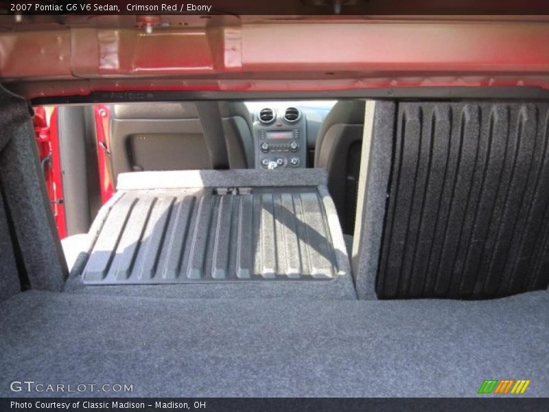 Crimson Red / Ebony 2007 Pontiac G6 V6 Sedan