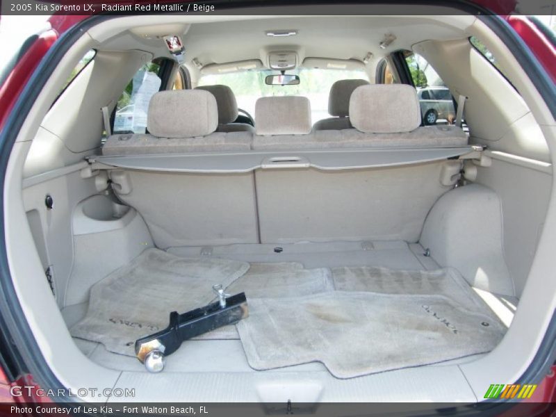 Radiant Red Metallic / Beige 2005 Kia Sorento LX