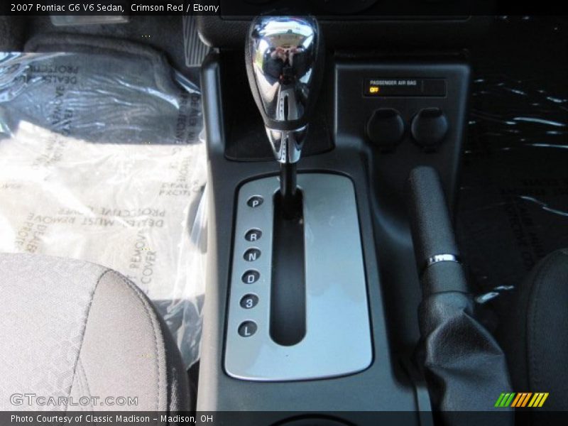 Crimson Red / Ebony 2007 Pontiac G6 V6 Sedan