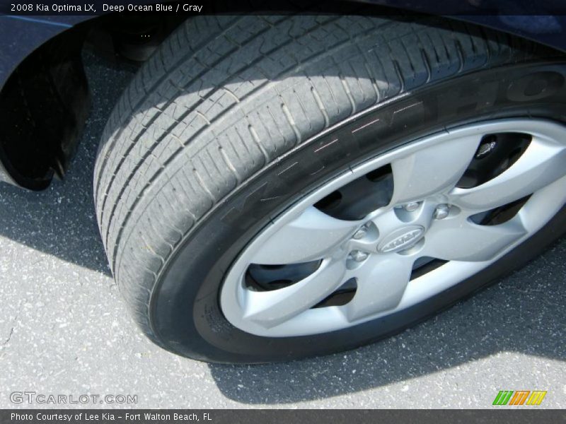 Deep Ocean Blue / Gray 2008 Kia Optima LX