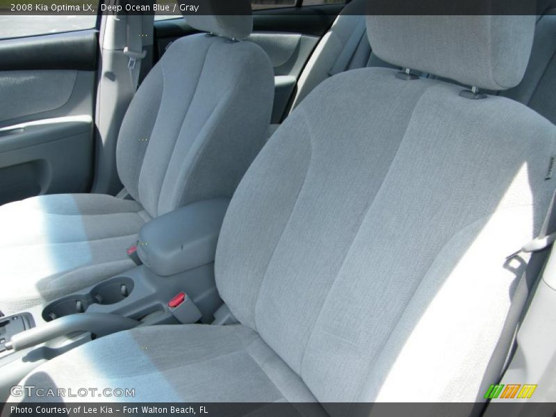 Deep Ocean Blue / Gray 2008 Kia Optima LX