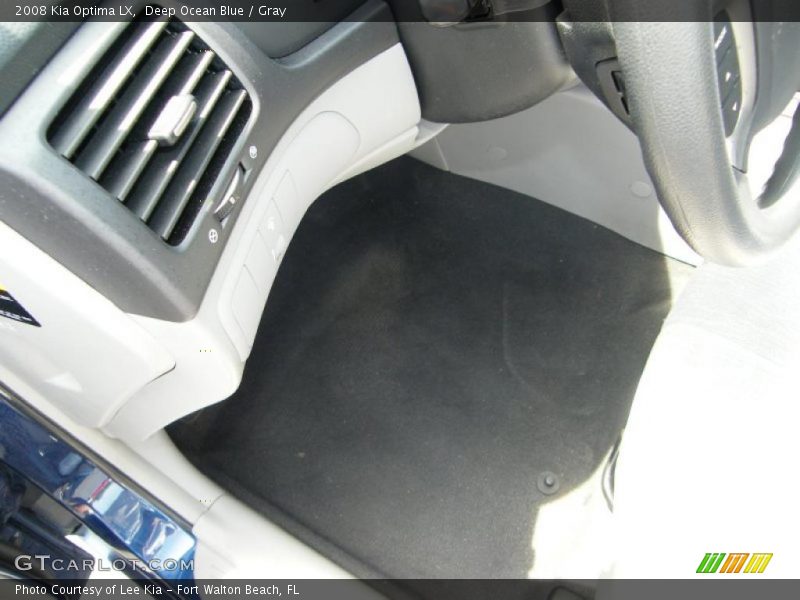 Deep Ocean Blue / Gray 2008 Kia Optima LX