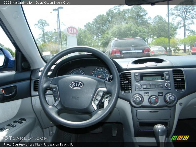 Deep Ocean Blue / Gray 2008 Kia Optima LX