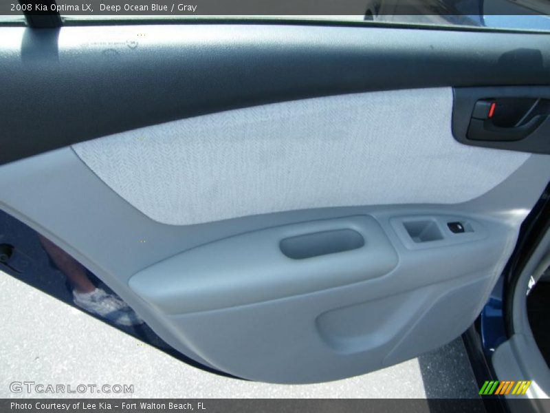 Deep Ocean Blue / Gray 2008 Kia Optima LX