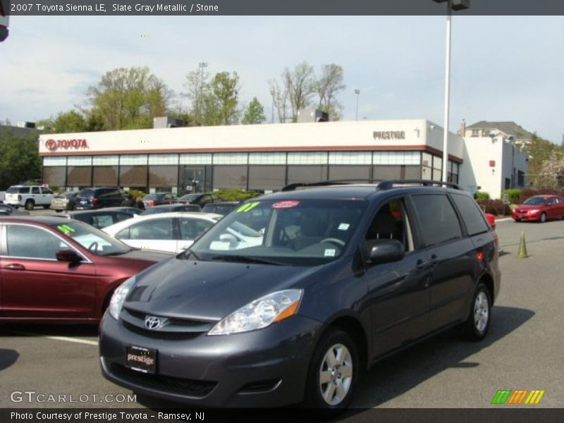 Slate Gray Metallic / Stone 2007 Toyota Sienna LE