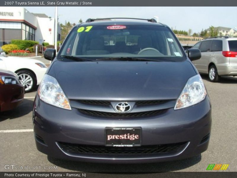 Slate Gray Metallic / Stone 2007 Toyota Sienna LE