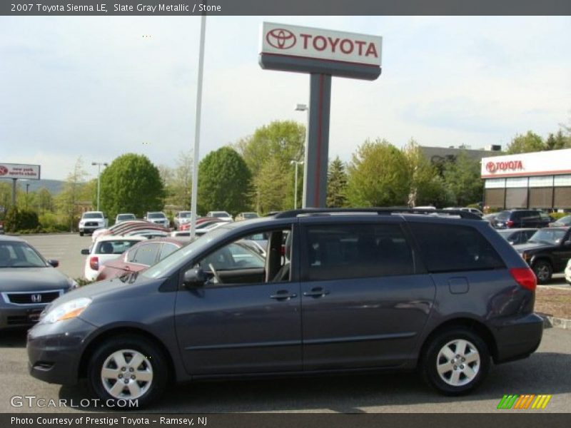 Slate Gray Metallic / Stone 2007 Toyota Sienna LE