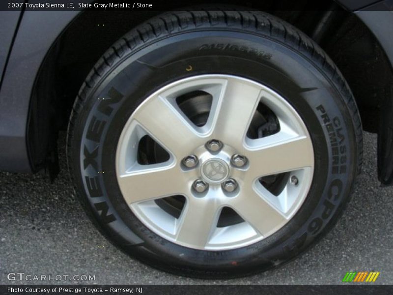 Slate Gray Metallic / Stone 2007 Toyota Sienna LE