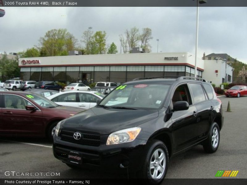 Black / Taupe 2006 Toyota RAV4 4WD