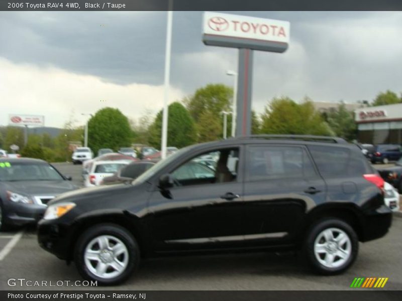 Black / Taupe 2006 Toyota RAV4 4WD
