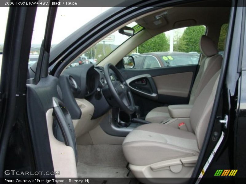 Black / Taupe 2006 Toyota RAV4 4WD
