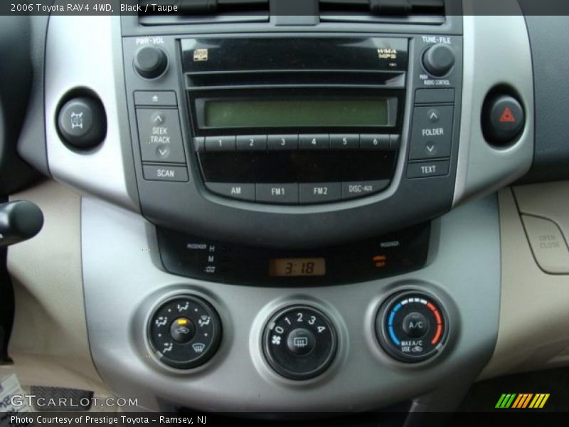 Black / Taupe 2006 Toyota RAV4 4WD