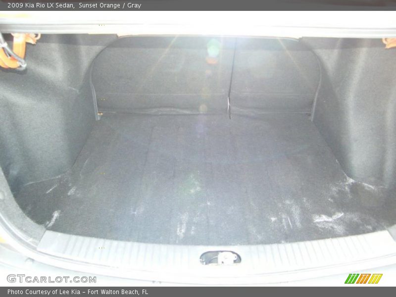 Sunset Orange / Gray 2009 Kia Rio LX Sedan