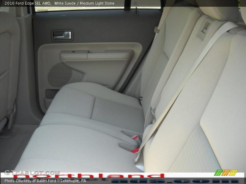 White Suede / Medium Light Stone 2010 Ford Edge SEL AWD