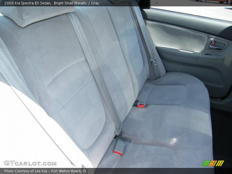 Bright Silver Metallic / Gray 2009 Kia Spectra EX Sedan
