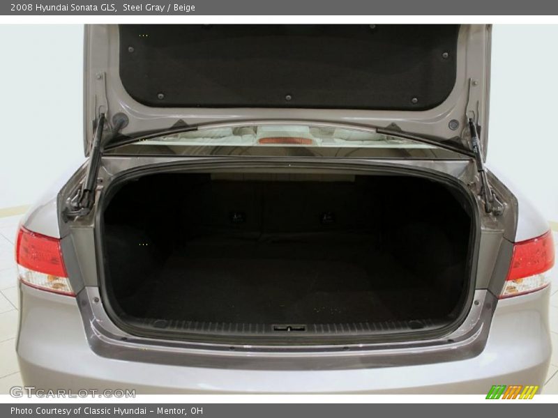 Steel Gray / Beige 2008 Hyundai Sonata GLS