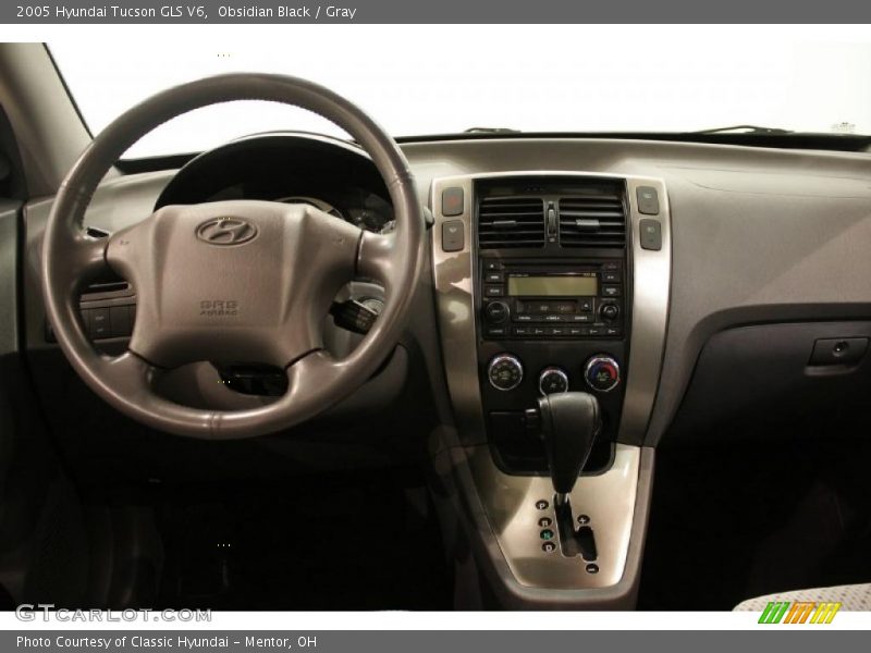 Obsidian Black / Gray 2005 Hyundai Tucson GLS V6