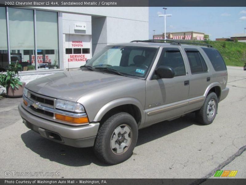 Sandalwood Metallic / Graphite 2002 Chevrolet Blazer LS 4x4