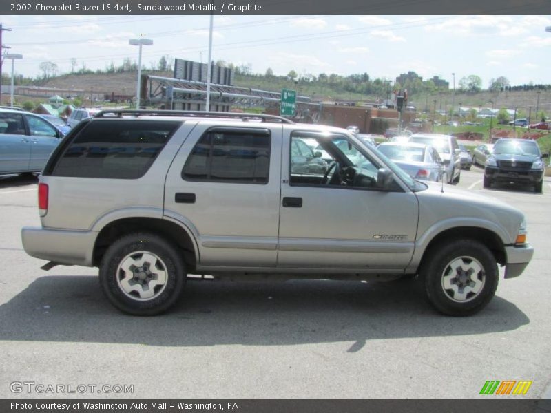 Sandalwood Metallic / Graphite 2002 Chevrolet Blazer LS 4x4
