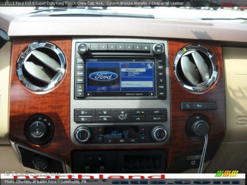 Golden Bronze Metallic / Chaparral Leather 2011 Ford F350 Super Duty King Ranch Crew Cab 4x4