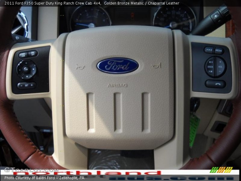 Golden Bronze Metallic / Chaparral Leather 2011 Ford F350 Super Duty King Ranch Crew Cab 4x4