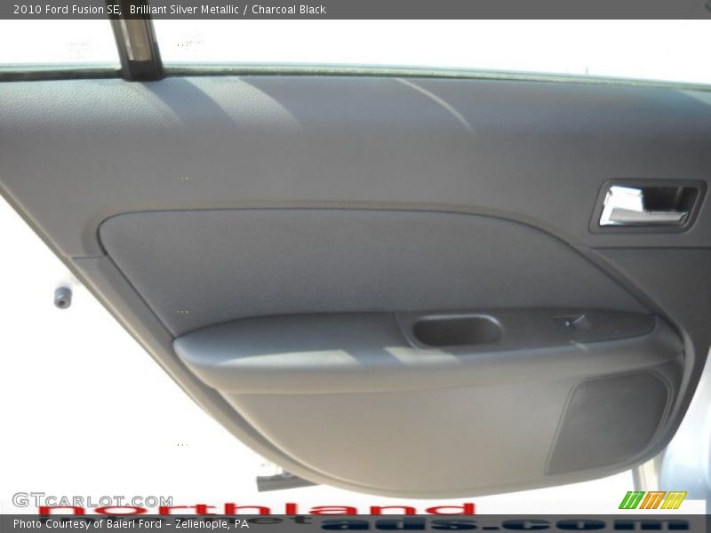 Brilliant Silver Metallic / Charcoal Black 2010 Ford Fusion SE