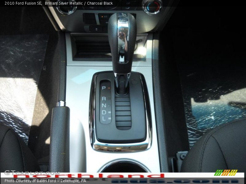 Brilliant Silver Metallic / Charcoal Black 2010 Ford Fusion SE