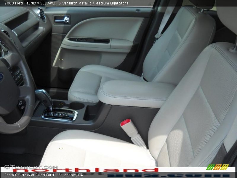 Silver Birch Metallic / Medium Light Stone 2008 Ford Taurus X SEL AWD