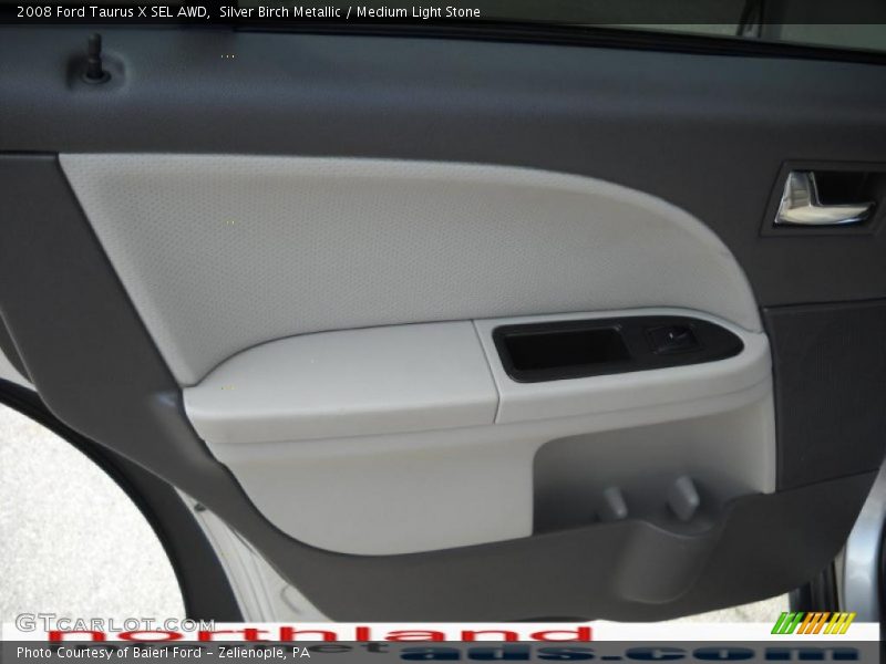 Silver Birch Metallic / Medium Light Stone 2008 Ford Taurus X SEL AWD