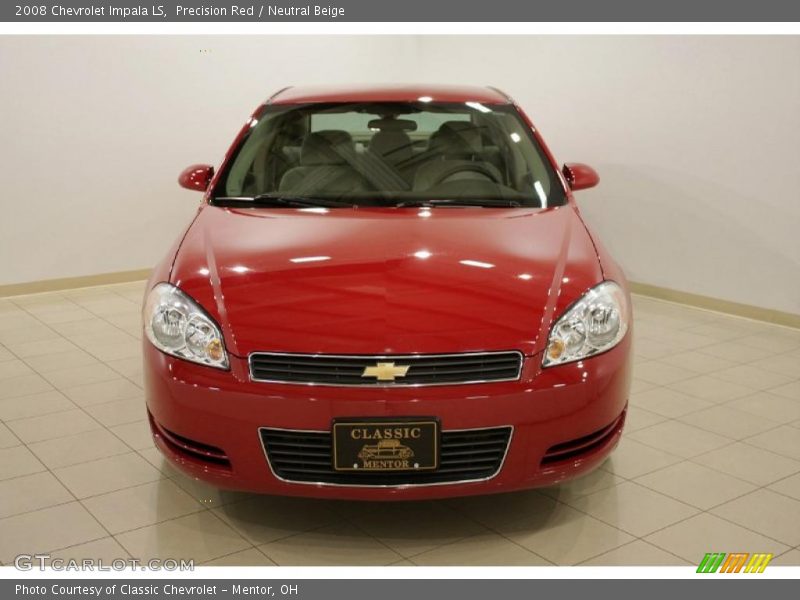Precision Red / Neutral Beige 2008 Chevrolet Impala LS