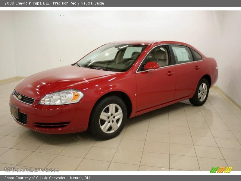 Precision Red / Neutral Beige 2008 Chevrolet Impala LS