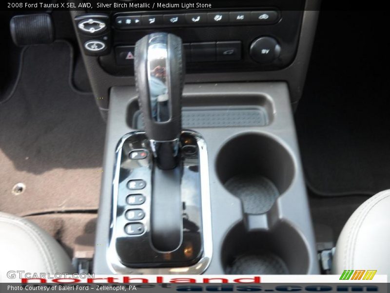 Silver Birch Metallic / Medium Light Stone 2008 Ford Taurus X SEL AWD