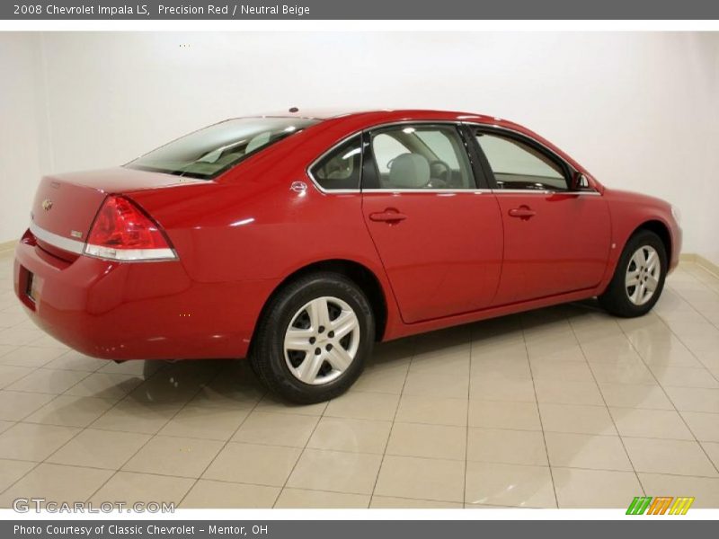 Precision Red / Neutral Beige 2008 Chevrolet Impala LS