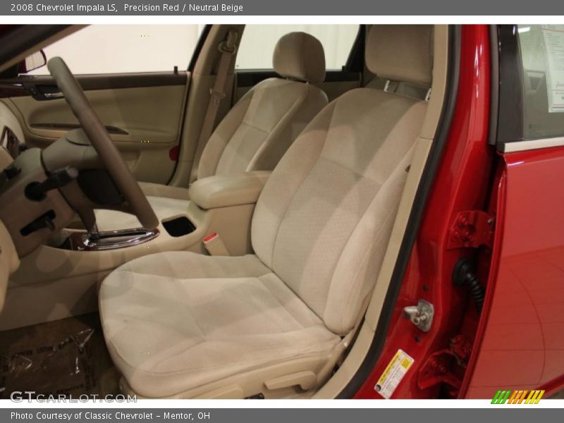 Precision Red / Neutral Beige 2008 Chevrolet Impala LS