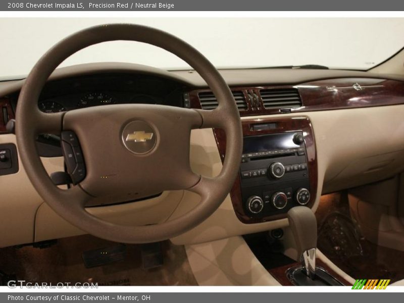 Precision Red / Neutral Beige 2008 Chevrolet Impala LS