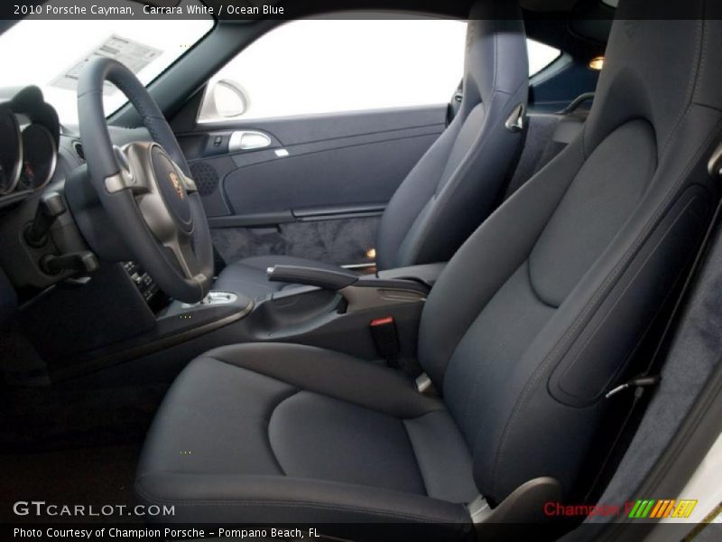 Carrara White / Ocean Blue 2010 Porsche Cayman