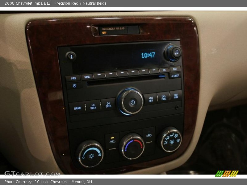 Precision Red / Neutral Beige 2008 Chevrolet Impala LS