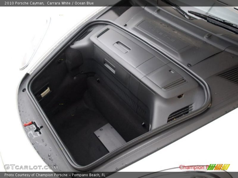 Carrara White / Ocean Blue 2010 Porsche Cayman