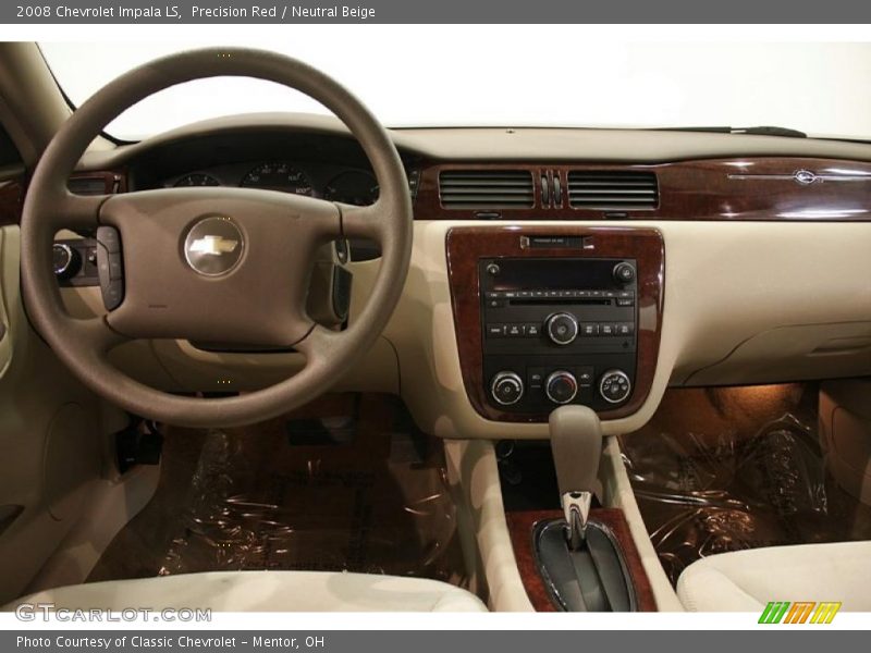 Precision Red / Neutral Beige 2008 Chevrolet Impala LS