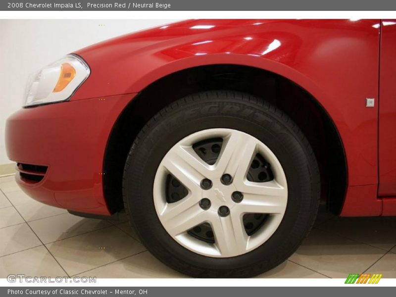 Precision Red / Neutral Beige 2008 Chevrolet Impala LS
